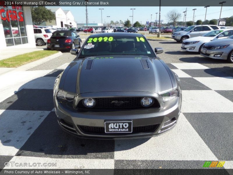 Sterling Gray / Charcoal Black 2014 Ford Mustang GT Coupe