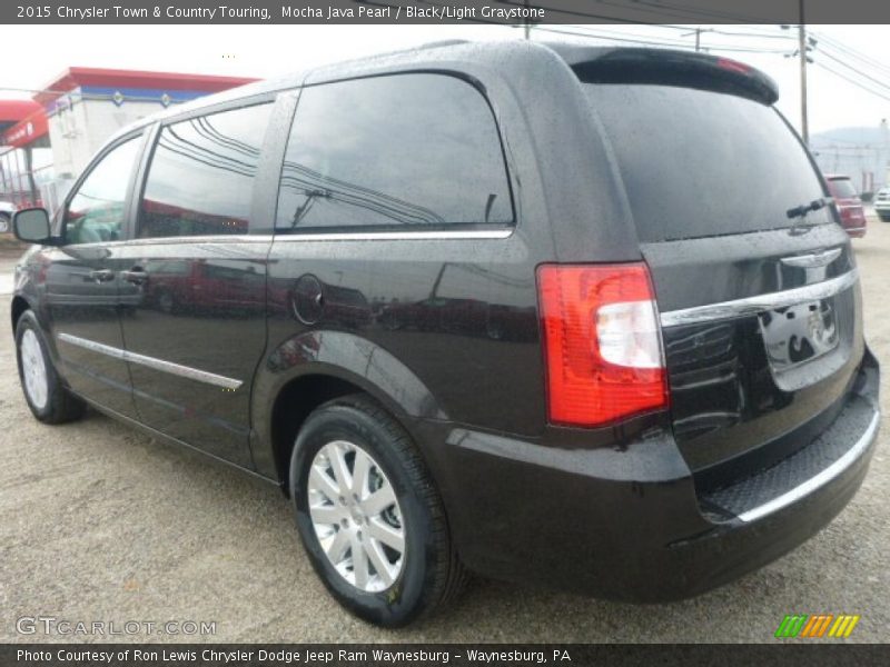 Mocha Java Pearl / Black/Light Graystone 2015 Chrysler Town & Country Touring