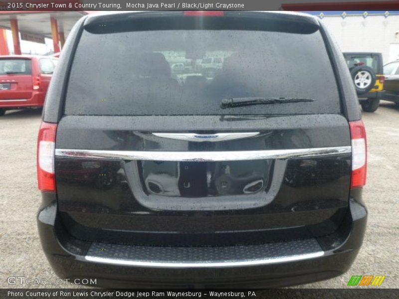 Mocha Java Pearl / Black/Light Graystone 2015 Chrysler Town & Country Touring