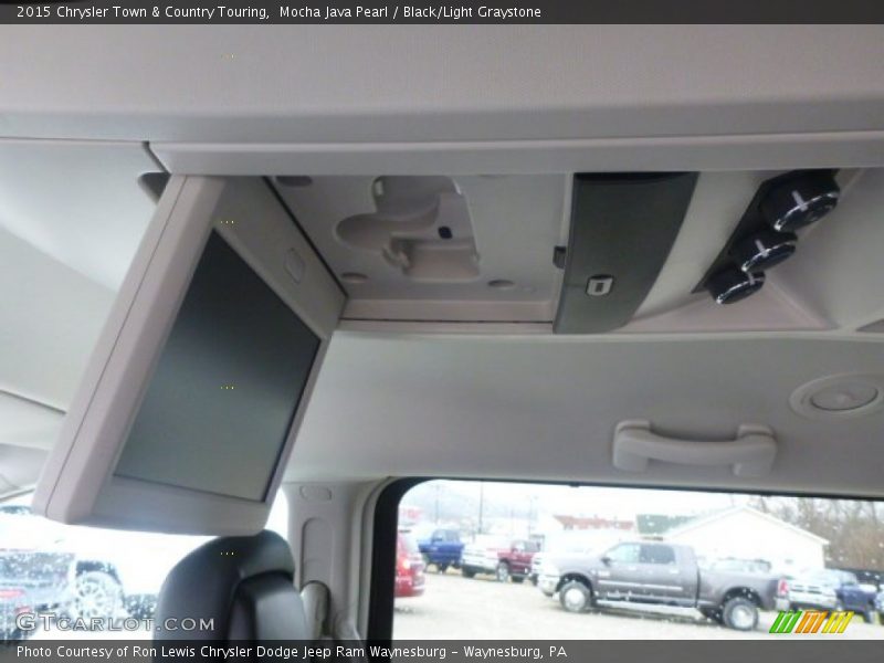 Mocha Java Pearl / Black/Light Graystone 2015 Chrysler Town & Country Touring
