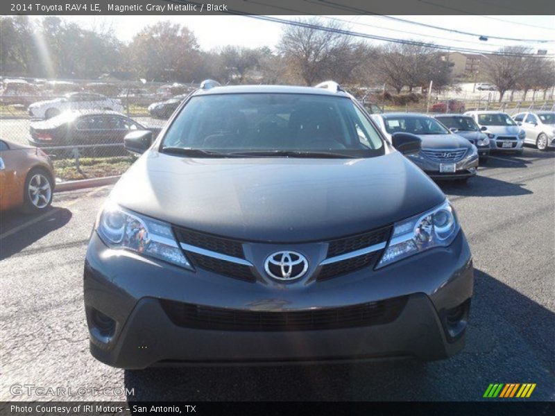 Magnetic Gray Metallic / Black 2014 Toyota RAV4 LE