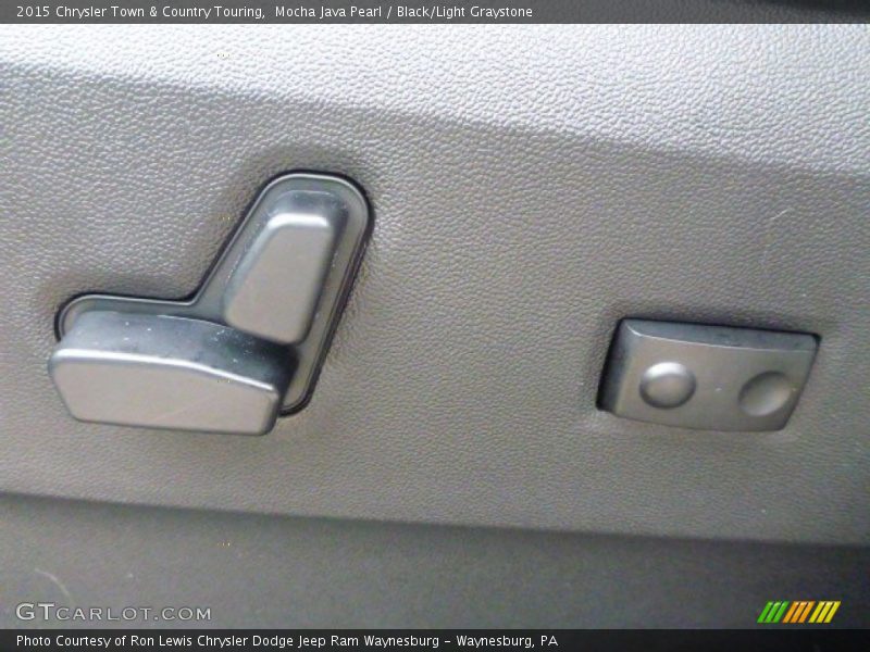 Mocha Java Pearl / Black/Light Graystone 2015 Chrysler Town & Country Touring