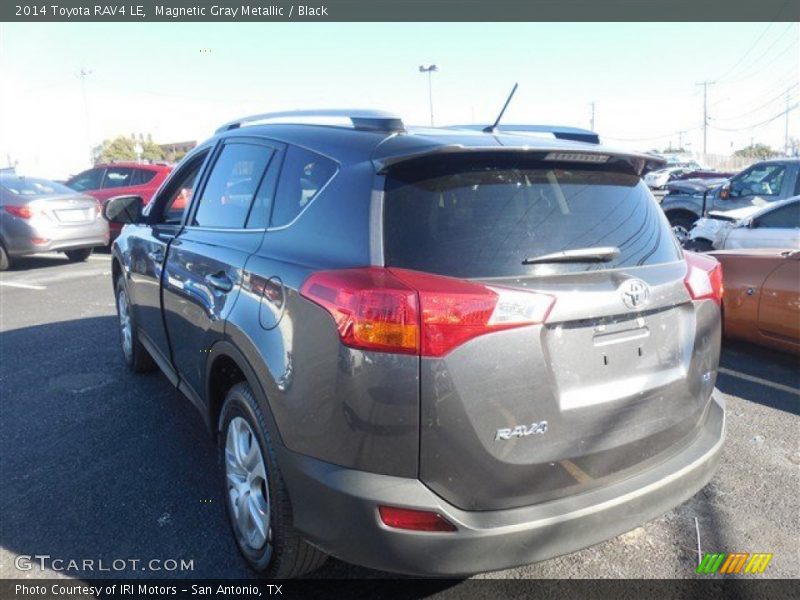 Magnetic Gray Metallic / Black 2014 Toyota RAV4 LE