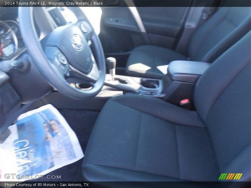 Magnetic Gray Metallic / Black 2014 Toyota RAV4 LE