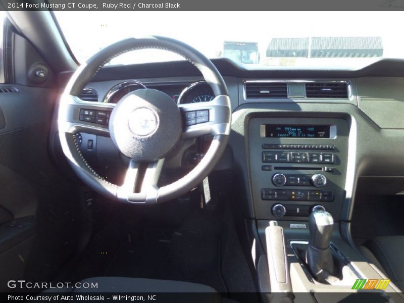 Ruby Red / Charcoal Black 2014 Ford Mustang GT Coupe
