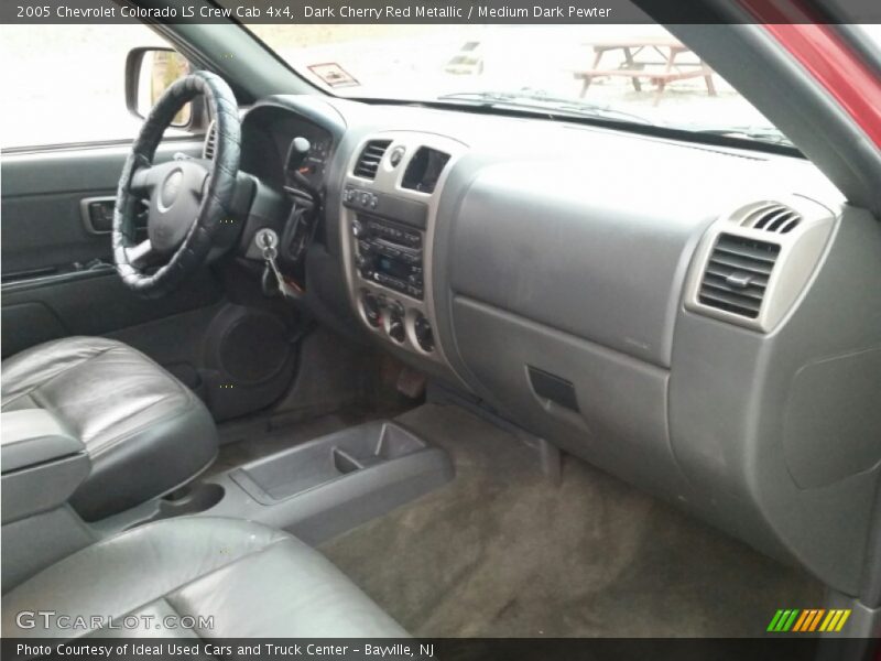 Dark Cherry Red Metallic / Medium Dark Pewter 2005 Chevrolet Colorado LS Crew Cab 4x4