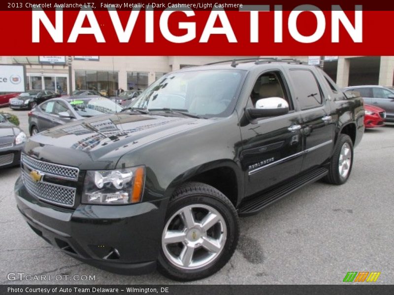 Fairway Metallic / Dark Cashmere/Light Cashmere 2013 Chevrolet Avalanche LTZ