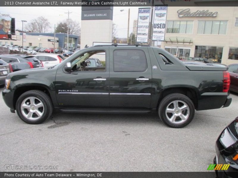 Fairway Metallic / Dark Cashmere/Light Cashmere 2013 Chevrolet Avalanche LTZ