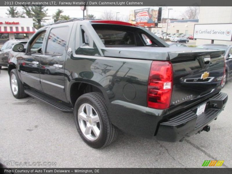 Fairway Metallic / Dark Cashmere/Light Cashmere 2013 Chevrolet Avalanche LTZ