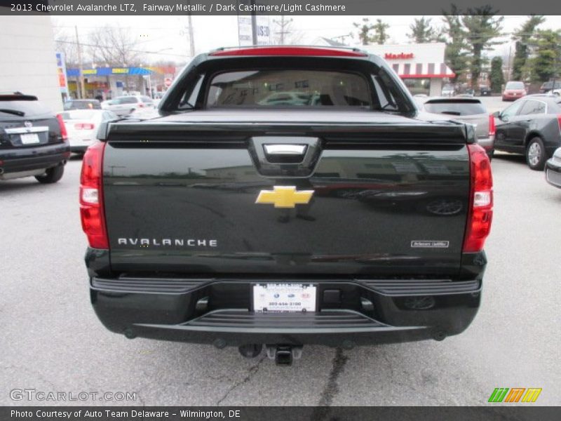 Fairway Metallic / Dark Cashmere/Light Cashmere 2013 Chevrolet Avalanche LTZ