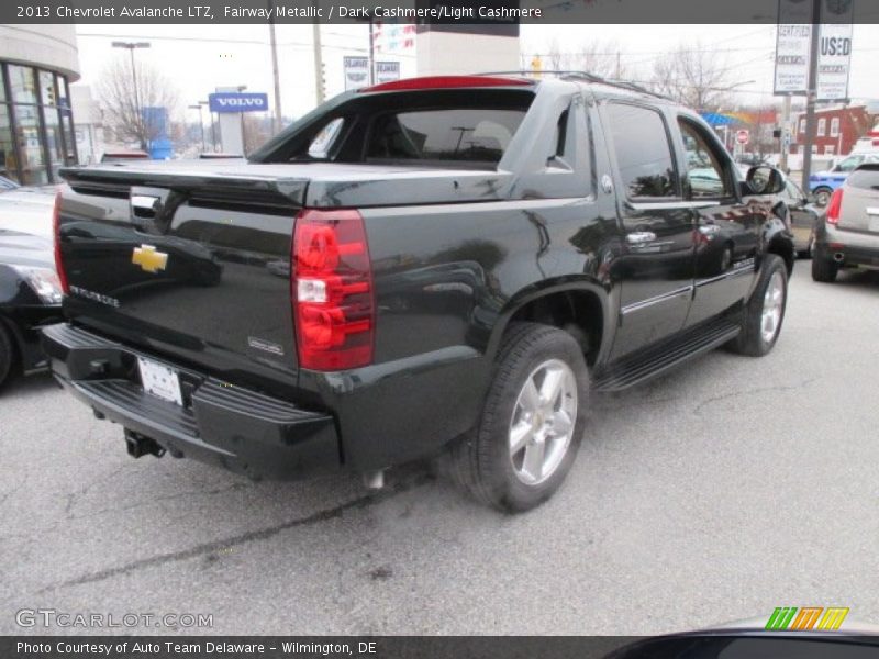 Fairway Metallic / Dark Cashmere/Light Cashmere 2013 Chevrolet Avalanche LTZ