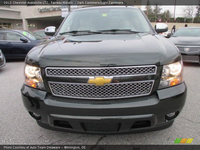 Fairway Metallic / Dark Cashmere/Light Cashmere 2013 Chevrolet Avalanche LTZ