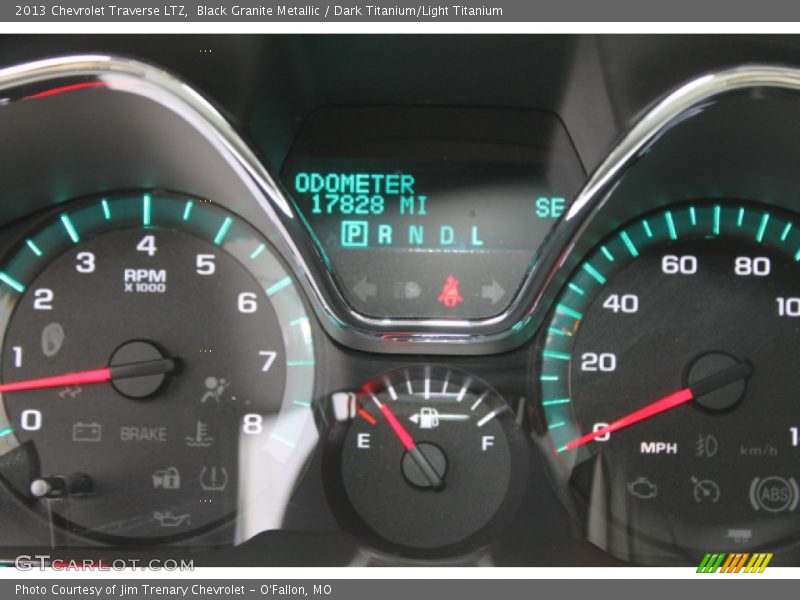 Black Granite Metallic / Dark Titanium/Light Titanium 2013 Chevrolet Traverse LTZ