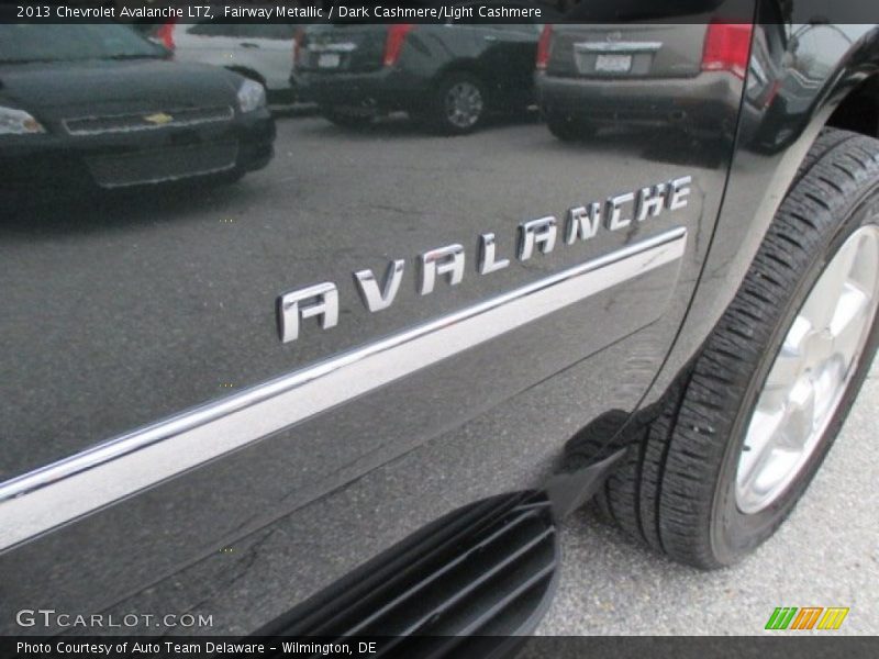Fairway Metallic / Dark Cashmere/Light Cashmere 2013 Chevrolet Avalanche LTZ