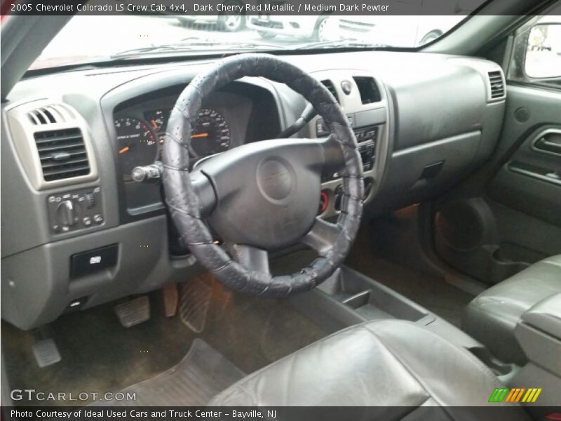 Dark Cherry Red Metallic / Medium Dark Pewter 2005 Chevrolet Colorado LS Crew Cab 4x4