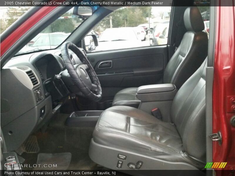 Dark Cherry Red Metallic / Medium Dark Pewter 2005 Chevrolet Colorado LS Crew Cab 4x4