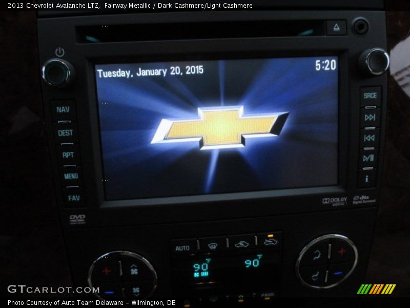 Fairway Metallic / Dark Cashmere/Light Cashmere 2013 Chevrolet Avalanche LTZ