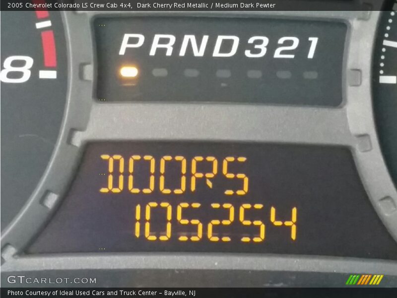 Dark Cherry Red Metallic / Medium Dark Pewter 2005 Chevrolet Colorado LS Crew Cab 4x4