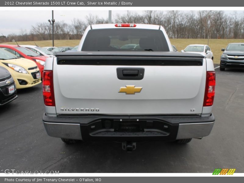 Silver Ice Metallic / Ebony 2012 Chevrolet Silverado 1500 LT Crew Cab