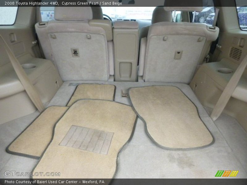 Cypress Green Pearl / Sand Beige 2008 Toyota Highlander 4WD