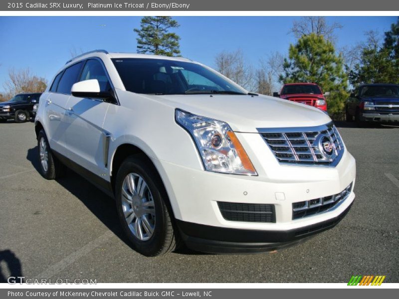 Platinum Ice Tricoat / Ebony/Ebony 2015 Cadillac SRX Luxury