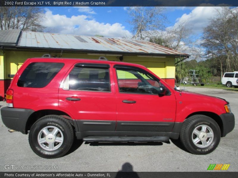 Bright Red / Medium Graphite 2002 Ford Escape XLT V6