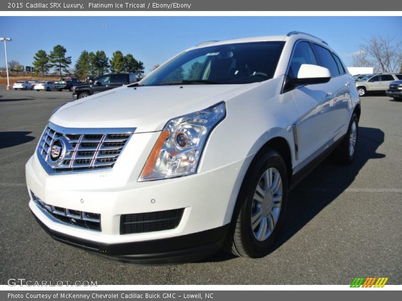 Platinum Ice Tricoat / Ebony/Ebony 2015 Cadillac SRX Luxury