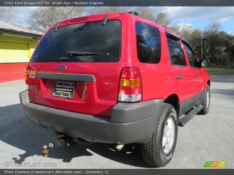 Bright Red / Medium Graphite 2002 Ford Escape XLT V6