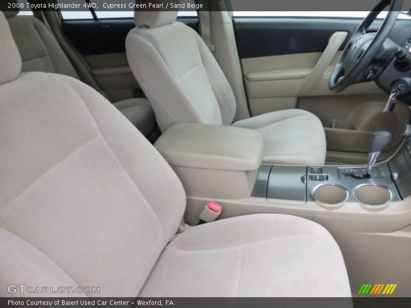 Cypress Green Pearl / Sand Beige 2008 Toyota Highlander 4WD