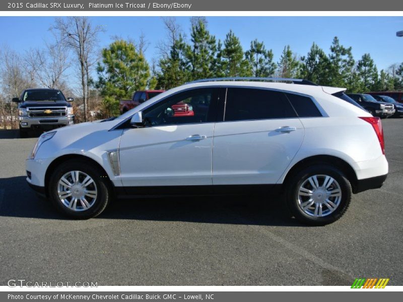 Platinum Ice Tricoat / Ebony/Ebony 2015 Cadillac SRX Luxury