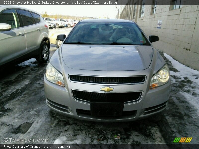 Silverstone Metallic / Cocoa/Cashmere Beige 2008 Chevrolet Malibu LS Sedan