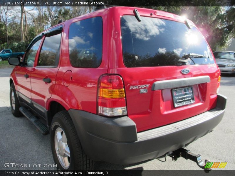 Bright Red / Medium Graphite 2002 Ford Escape XLT V6