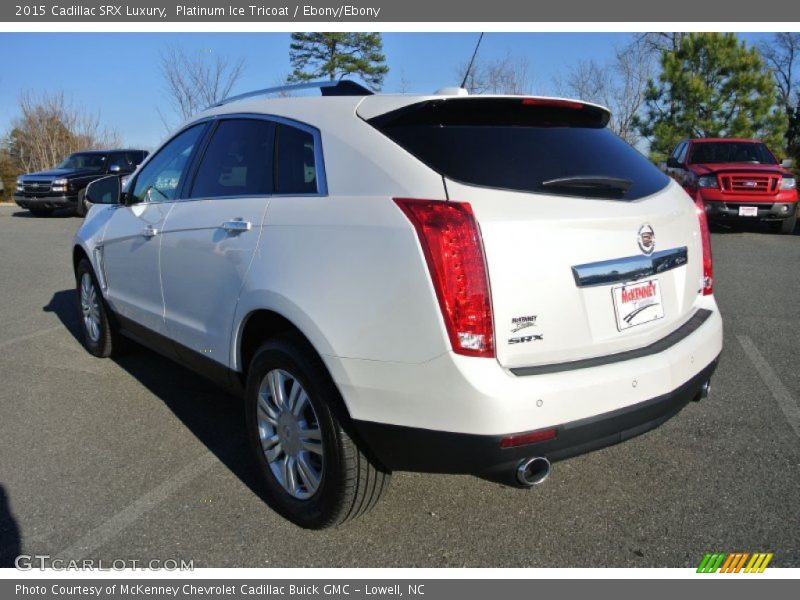 Platinum Ice Tricoat / Ebony/Ebony 2015 Cadillac SRX Luxury