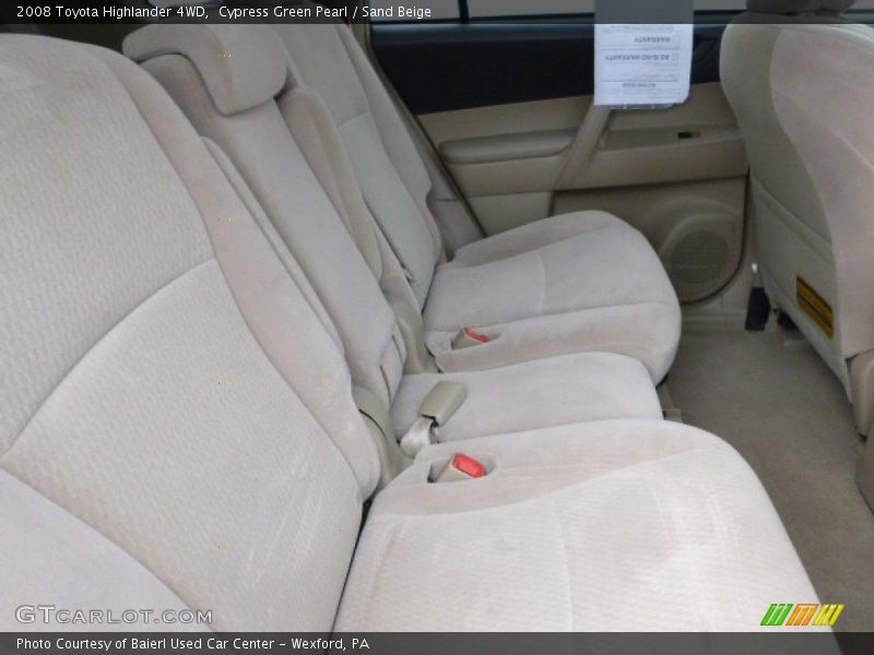 Cypress Green Pearl / Sand Beige 2008 Toyota Highlander 4WD