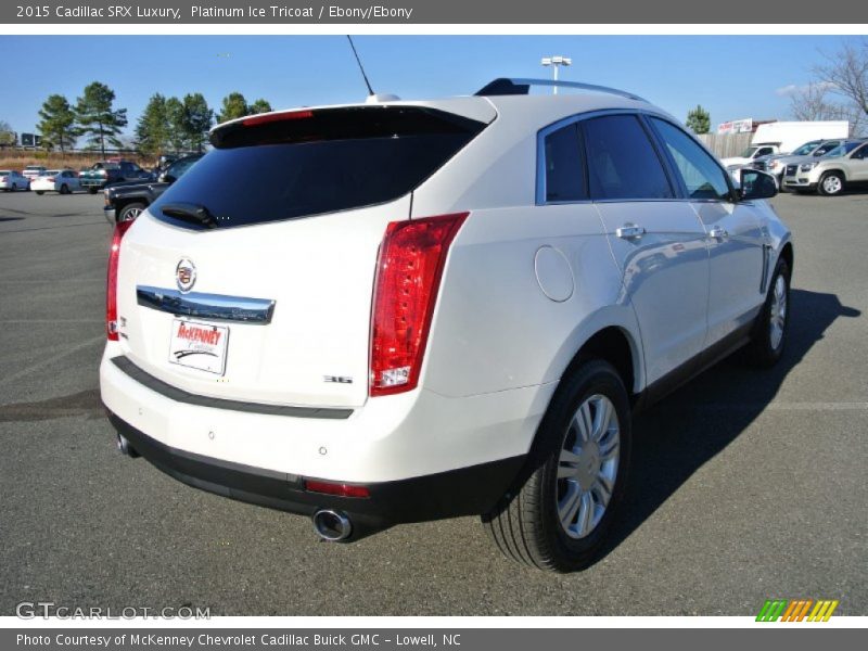 Platinum Ice Tricoat / Ebony/Ebony 2015 Cadillac SRX Luxury