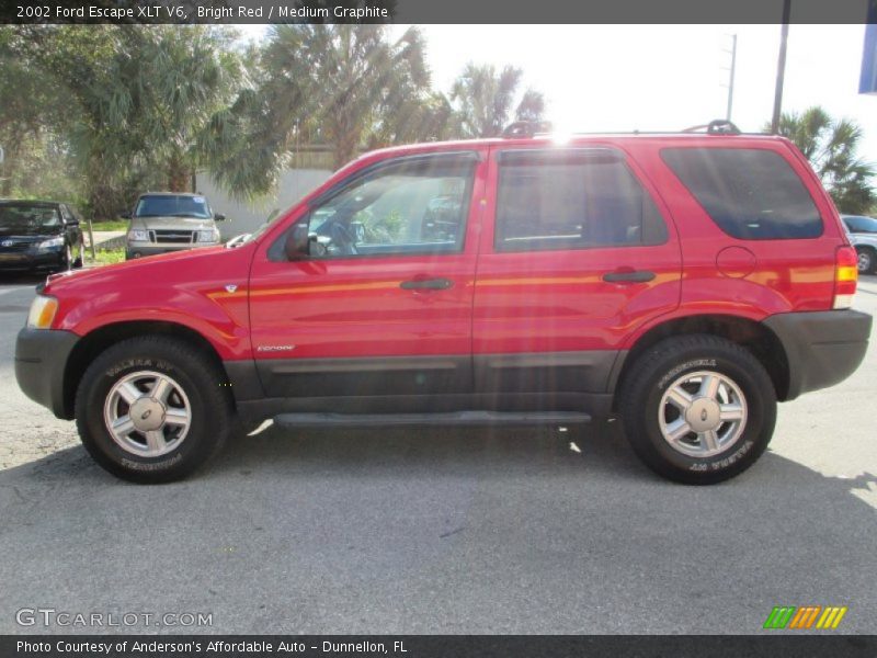 Bright Red / Medium Graphite 2002 Ford Escape XLT V6