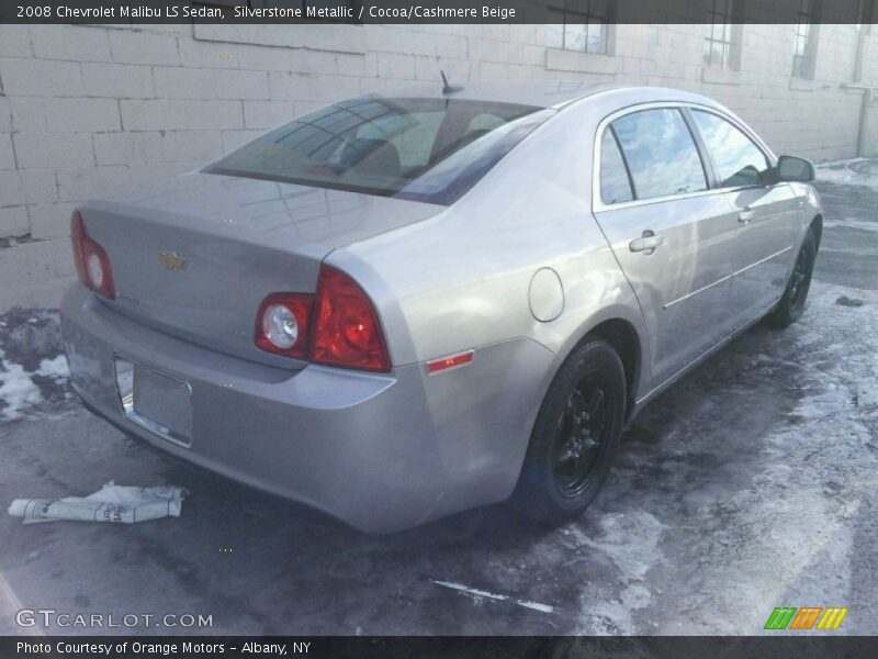 Silverstone Metallic / Cocoa/Cashmere Beige 2008 Chevrolet Malibu LS Sedan