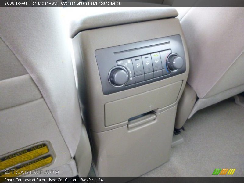 Cypress Green Pearl / Sand Beige 2008 Toyota Highlander 4WD