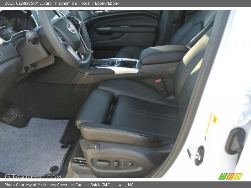 Platinum Ice Tricoat / Ebony/Ebony 2015 Cadillac SRX Luxury