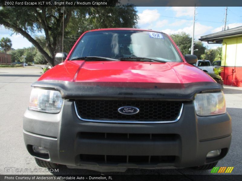 Bright Red / Medium Graphite 2002 Ford Escape XLT V6