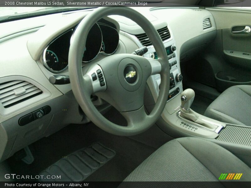 Silverstone Metallic / Cocoa/Cashmere Beige 2008 Chevrolet Malibu LS Sedan