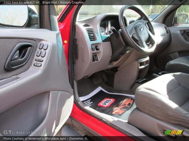 Bright Red / Medium Graphite 2002 Ford Escape XLT V6