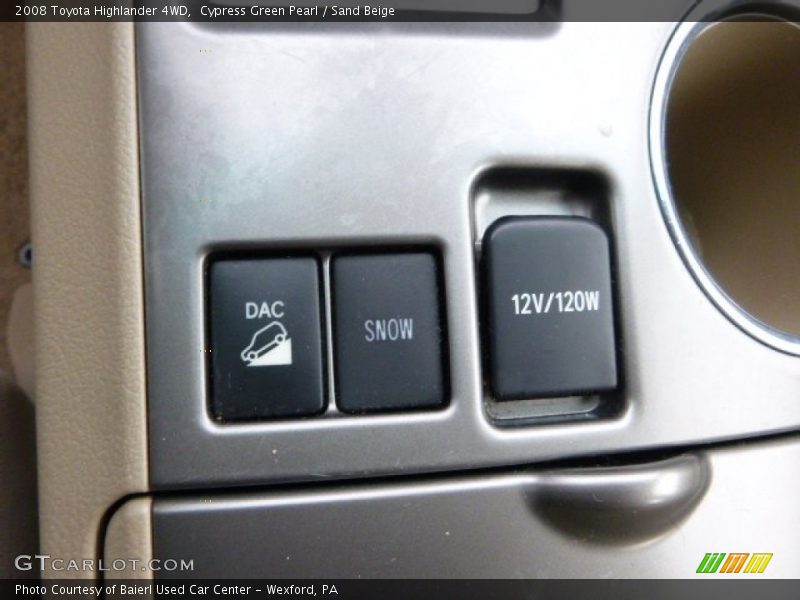 Cypress Green Pearl / Sand Beige 2008 Toyota Highlander 4WD