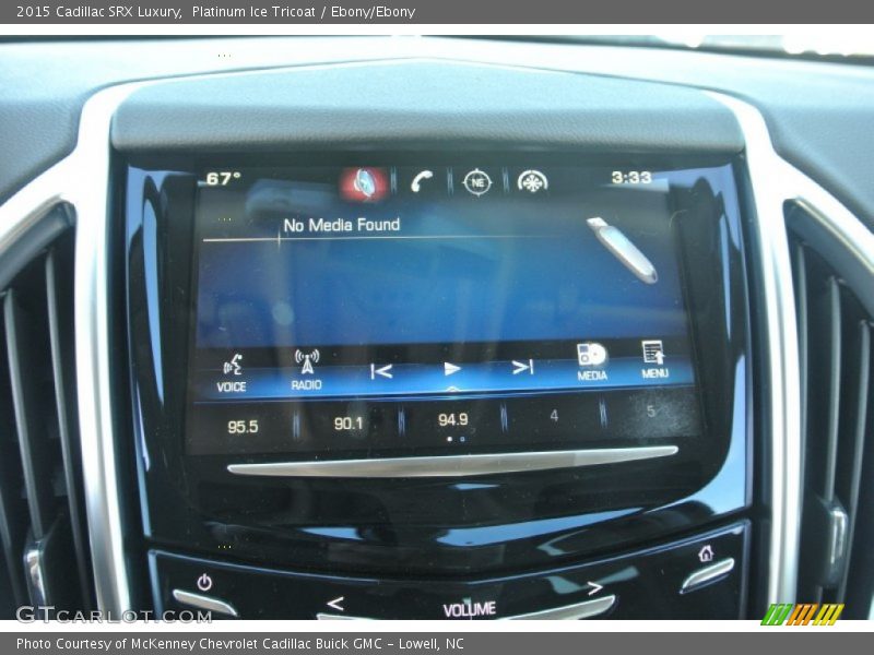 Platinum Ice Tricoat / Ebony/Ebony 2015 Cadillac SRX Luxury
