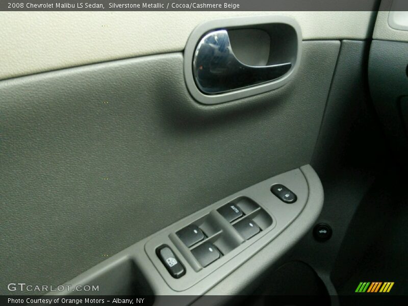 Silverstone Metallic / Cocoa/Cashmere Beige 2008 Chevrolet Malibu LS Sedan