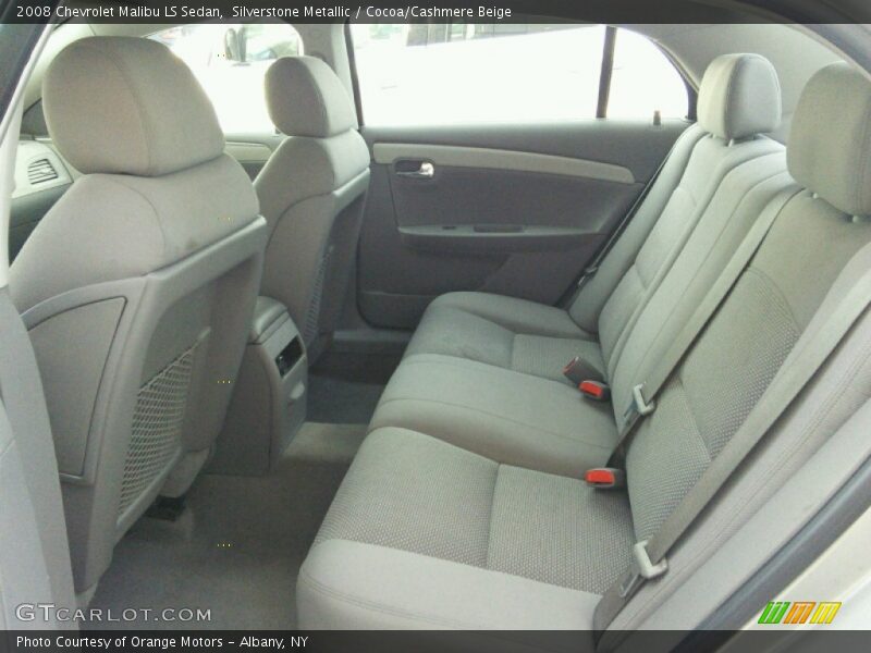 Silverstone Metallic / Cocoa/Cashmere Beige 2008 Chevrolet Malibu LS Sedan