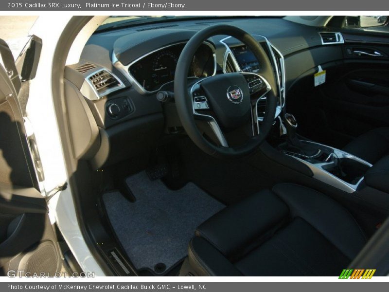 Platinum Ice Tricoat / Ebony/Ebony 2015 Cadillac SRX Luxury