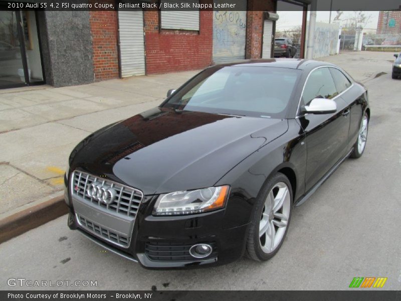 Brilliant Black / Black Silk Nappa Leather 2010 Audi S5 4.2 FSI quattro Coupe