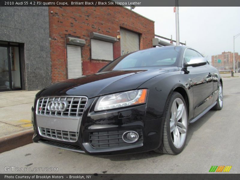 Brilliant Black / Black Silk Nappa Leather 2010 Audi S5 4.2 FSI quattro Coupe