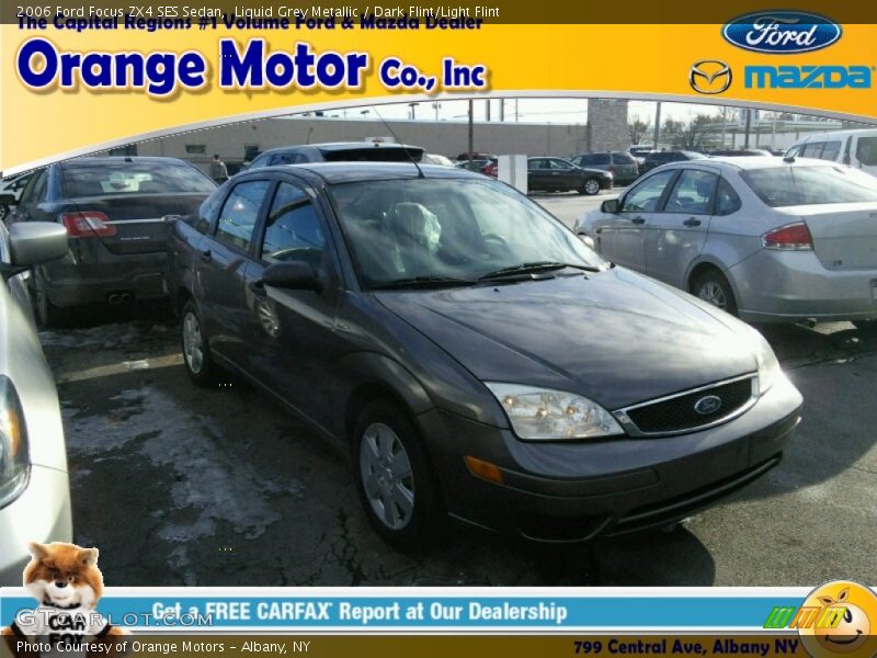 Liquid Grey Metallic / Dark Flint/Light Flint 2006 Ford Focus ZX4 SES Sedan